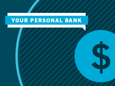 Personal Bank baseball blue deck finance info graphic money print proposal sports stripe