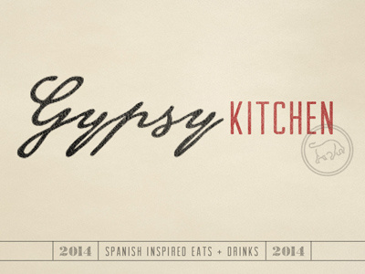 Gypsy Kitchen bull gypsy logotype restaurant spanish