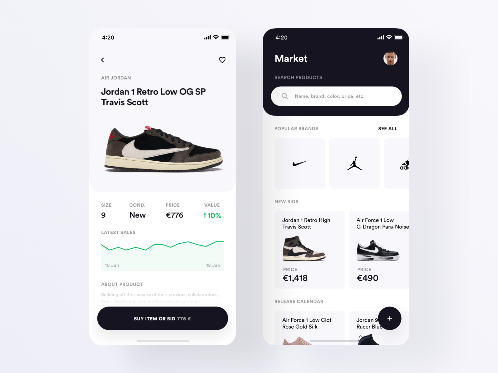buy and sell shoes app