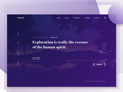 Trave io : Travel Website Idea clean design exploration minimal travel ui ux vancouver