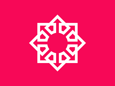 Sun abstract creative geometric icon logo logomark minimal modern philippine star philippines sun symbol