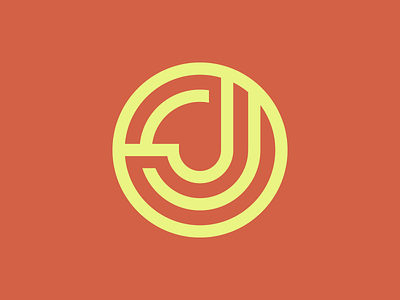 J abstract clean design geometric logo logodesigner logomark minimal minimalism modern