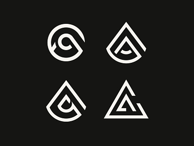 AC logomarks abstract clean design geometric identity logo logodesigner logomark minimal modernism