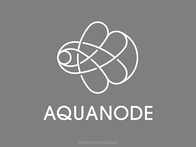 Aquanode abstract clean design geometric logo logodesigner logomark minimal minimalism modern