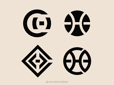 CHB abstract clean design geometric logo logodesigner logomark minimal minimalism modern