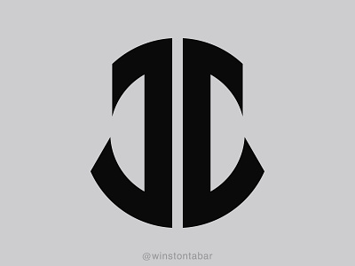 JC abstract clean design geometric logo logodesigner logomark minimal minimalism modern