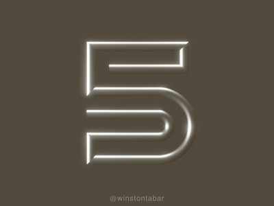 Cinco abstract clean design geometric logo logodesigner logomark minimal minimalism modern