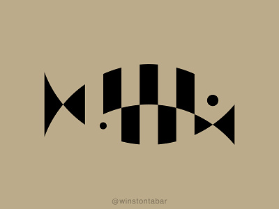 Fish Fam abstract clean design geometric logo logodesigner logomark minimal minimalism modern