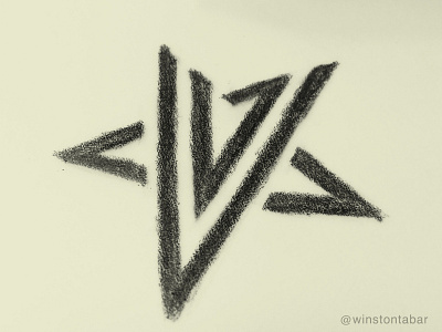 VG STAR logo logo sketch vg monogram