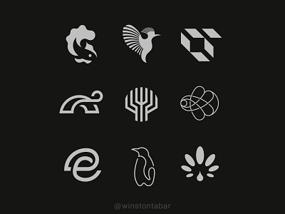Logofolio—02 abstract clean geometric logo logofolio minimal