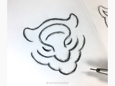 Lunar Tiger abstract branding clean design geometric illustration logo logomark minimal ui