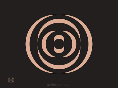 Geometric Golden Rose abstract branding clean design geometric illustration logo logomark minimal ui