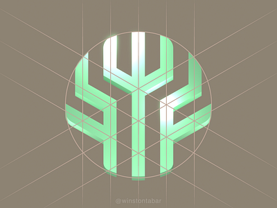 DigiTree abstract branding clean design geometric illustration logo logomark minimal ui