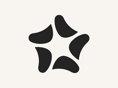 Starfish abstract clean creatures geometric logo logomark minimal minimalism ocean sea starfish