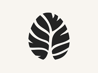 Leaf abstract clean geometric leaf leaves logo logomark minimal minimalism minimalist organic