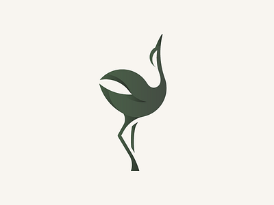 Crane abstract brand clean geometric identity logo logomark mark minimal minimalism modernism