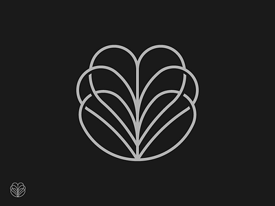 Love Rose abstract branding clean design geometric graphicdesign identity logodesigner loo modern monoline