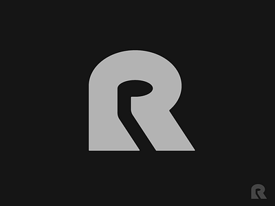 R abstract branding clean design geometric identity letter lettermark logo logodesigner modern r symbol