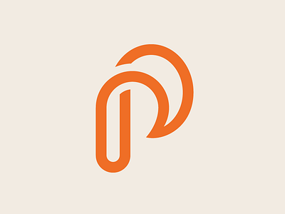 Pp abstract clean geometric logo logodesigner logomark