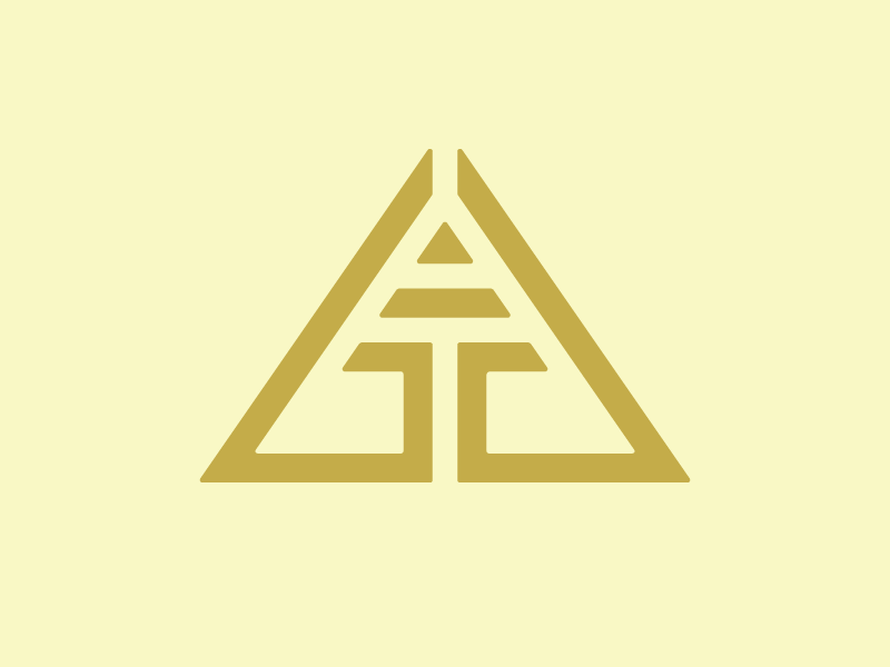 God's Garden concept geometric logomark clean minimal abstract logo