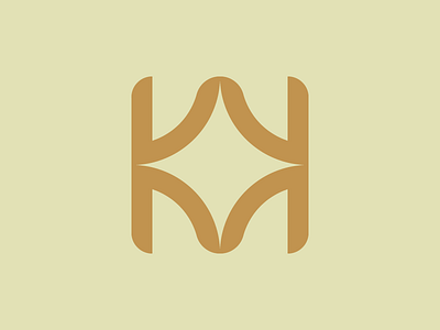 KMKM abstract design geometric logo minimal
