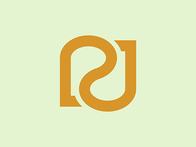 Pd monogram abstract clean design geometric logo minimal