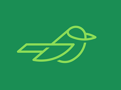 Fairywren bird design fairywren logo minimal