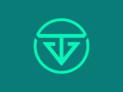 VTG abstract clean design geometric logo logodesigner logomark minimal minimalism modern