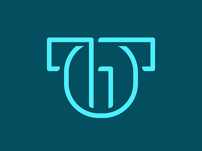 10T abstract clean design geometric lettermark logo logodesigner logomark minimal minimalism
