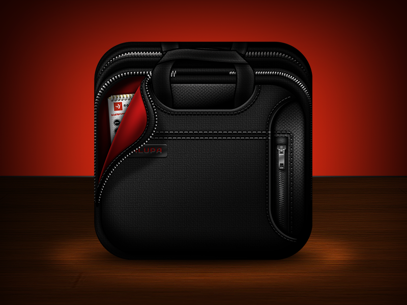 Alupacon Laptop Bag ios icon app icon laptop bag app iphone ipad sketch