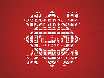 Secret Order of the Black Diamond Riddle Seal 8 bit graphic design illustration pixel riddle seal stamp