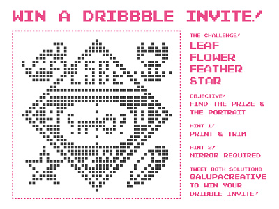Dribbble Invite Ridddle challenge dribbble invite riddle
