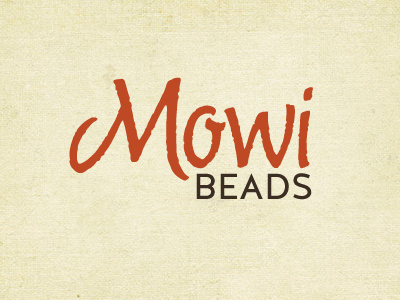 Mowi Beads logo beads bees haiti handmade non profit texture