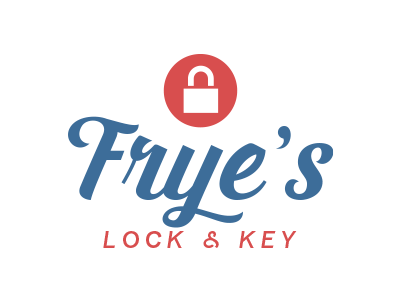 Frye's Lock and Key draft1 fenwick locksmith logo prada script