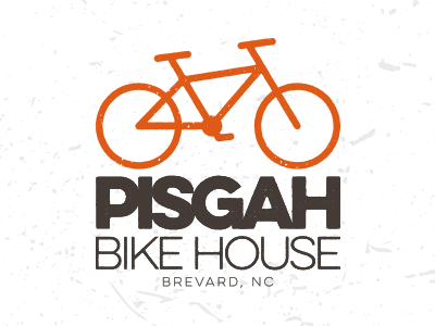 Pisgah Bike House logo bike logo vacation rental