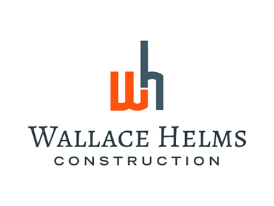 Wallace Helms Construction logo #3 alegreya sc asche construction logo modern