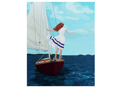 Boat Trip art direction character children art childrens book childrens illustrations cutout digital illustration kidlitart photoshop