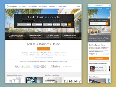 Responsive Redesign – BizBuySell