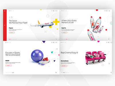 Digital Agency Header clean design header header style layout promotion trend typography ui ux web
