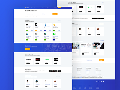 Joblist - Job Board career job job application job board job cv job listing resumes ui ui design ux