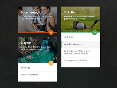 Exploration Menu acp design experience explore interface menu ui user experience web