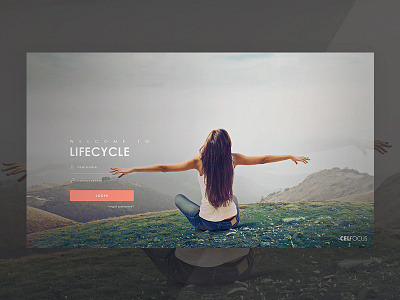 Lifecycle Login UI design graphic graphic design lisbon photography portal software product ui web design