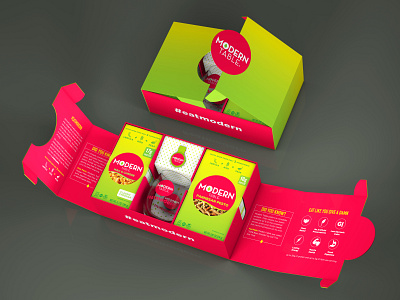 Influencer Box branding food packaging influencer influencer marketing marketing collateral organic packaging print print design