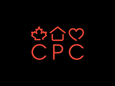 Canadian Property Care Logo // Custom Iconography brand and identity brand identity brand mark branding canadian corporate identity dark mode dark theme design graphic design icon design iconography illustration logo logo design logomark minimal typography visual identity wordmark