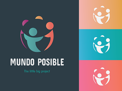 Mundo Posible branding logo logo design vector