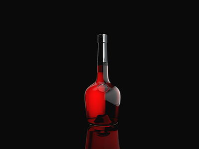 3D Bottle (Cinema 4D file included)