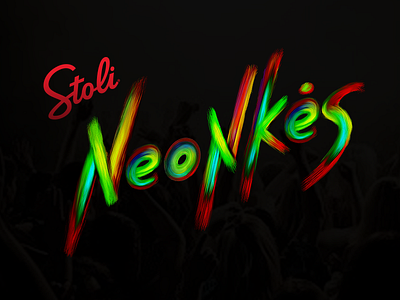 Neonkės party - poster