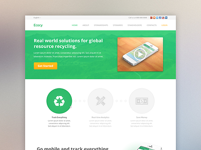 Green Landing Page