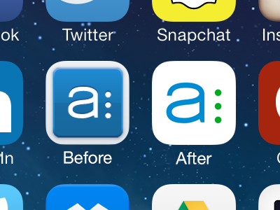 Asana iOS 7 Icon