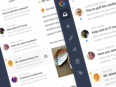 Gmail Redesign compose design email gmail google message ui
